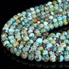 Natural Turquoise Gemstone Grade AA Round 5MM 6MM Loose Beads 7 inch Half Strand (P102)