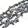 Fireball Baroque Freshwater Gray Pearl Gemstone Baroque 10-17MM Loose Beads (S32)