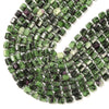 Natural Ruby Zoisite Gemstone Faceted Round Tube Hexagon 10X8MM Loose Beads (D723)
