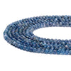 Natural Blue Kyanite Gemstone Grade AAA Round 5MM Loose Beads 7 inch Half Strand (80020685-P118)