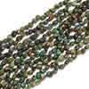 100% Genuine Natural Green Turquoise Gemstone Pebble Nugget Chip 5-7MM Loose Beads (D610)