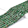 Green Silver Inclusion Sea Sediment Imperial Jasper Gemstone Grade AAA Heshi Rondelle 4X2MM 6X3MM Loose Beads (D501)