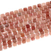 Natural Strawberry Lepidocrocite Quartz Gemstone Faceted Round Tube Hexagon 10X8MM Loose Beads (D721)
