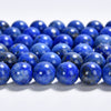 Natural Denim Blue Lapis Gemstone Round 8MM Loose Beads (D554)