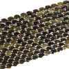 Natural Golden Obsidian Gemstone Micro Faceted Oval 8X6MM 11X7MM Loose Beads 7.5inch Half Strand (D719)