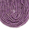 Purple Jade Gemstone Round 6MM Loose Beads 14.5 inch Full Strand (80020223-D628)