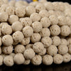 Ivory White Lava Gemstone Round 4MM 6MM 8MM 10MM Loose Beads (D637)