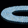 Aqua Blue Jade Gemstone Faceted Round 6MM 8MM Loose Beads (D633)