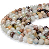 Natural Amazonite Gemstone Grade A 4MM Micro Faceted Round Loose Beads 15 inch Full Strand (80018242-P99)
