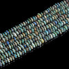 Natural Shattuckite Chrysocolla Gemstone Pebble Nugget Freeform Rondelle 8-10MM Loose Beads (D558)