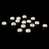 Natural Natural Howlite Gemstone Large Hole Beads Rondelle Donut 14MM BULK LOT 2,6,12,24,50 Beads (80021213-S62)