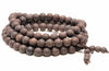 6mm 108PCS Natural Matte Ebony Black Sandalwood Prayer Buddha Mala Meditation Beads Round Loose Beads BULK LOT (80005379-400)