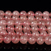 Natural Strawberry Quartz Gemstone Round 4MM 5MM 6MM 7MM 8MM 9MM 10MM Loose Beads (D586)