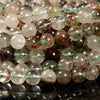 Natural Green Phantom Quartz Gemstone Round 6MM 7MM 8MM 9MM 10MM 11MM 12MM Loose Beads (D664 D665)