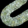 Natural New Jade Gemstone 12X8MM Faceted Cylinder Round Tube Loose Beads (D464)