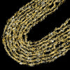 Natural Lemon Quartz Gemstone 6-8MM Pebble Nugget Loose Beads (D466)
