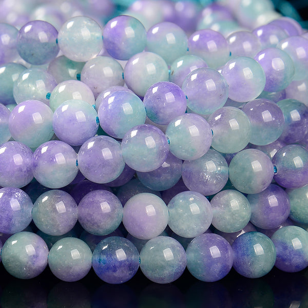 Jade Gemstone Round 8MM Loose Beads 14.5 inch Full Strand (80020118-D620)