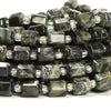 Natural Kambaba Jasper Gemstone Faceted Round Tube Hexagon 10X8MM Loose Beads (D723)
