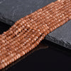 Tangerine Jade Gemstone Faceted Rondelle 4X3MM Loose Beads 13.5 inch Full Strand (80019518-P108)