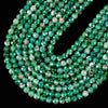 Green Fire Agate Gemstone Round 6MM 8MM 10MM 12MM Loose Beads (D703)