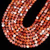 Orange Red Fire Agate Gemstone Round 6MM 8MM 10MM 12MM Loose Beads (D697)