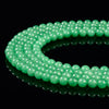 Aventurine Green Color Jade Gemstone Round 8MM Loose Beads 14.5 inch Full Strand (80020088-D618)