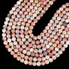 Brown White Stripe Agate Gemstone Round 10MM Loose Beads (D708)