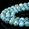 Natural Rough Turquoise Gemstone Round 5MM 5-6MM 6MM Loose Beads (D492)