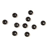 Natural Black Agate Gemstone Large Hole Beads Rondelle Donut 14MM BULK LOT 2,6,12,24,50 Beads (80021194-S63)