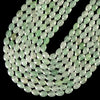Natural Green Strawberry Lepidolite Quartz Gemstone Micro Faceted Oval 11X7MM Loose Beads 7.5 inch Half Strand (80021490-D718)