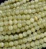 Natural Green Calcite Gemstone Grade AA Round 6MM Loose Beads (D654)