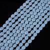 Light Blue Lava Gemstone Oval 10X8MM Loose Beads (D648)