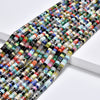 Multi Color Mix Stones Gemstone Heshi Rondelle Slice 4X2MM Loose Beads 14.5 inch Full Strand (80019475-P105)