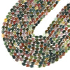 Natural Indian Agate Gemstone Micro Faceted Oval 8X6MM Loose Beads 7.5 inch Half Strand (80021465-D717)