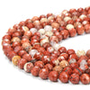 Natural Brecciated Jasper Gemstone Grade AA 4MM Micro Faceted Round Loose Beads 15 inch Full Strand (80018252-P100)