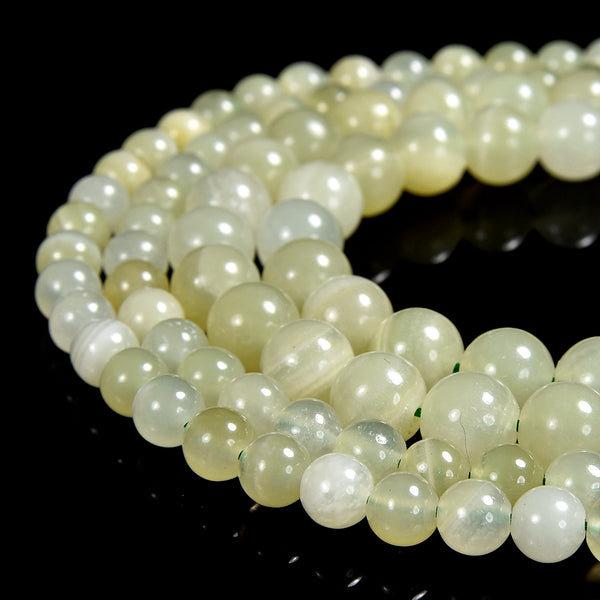 Natural Green Calcite Gemstone Grade A Round 6MM 7MM 8MM Loose Beads (D654)
