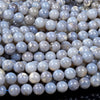 Natural Rare Madagascar Blue Rose Quartz Gemstone Grade AAA Round 6MM 8MM 10MM Loose Beads (D456)