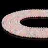 Morganite Color Jade Gemstone Round 4MM Loose Beads 14.5 inch Full Strand (80020078-D617)