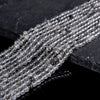 Natural Herkimer Diamond Crystal Gemstone Round 2MM 3-4MM Loose Beads 15 inch Full Strand (P104)
