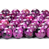 Pink Yooperlite UV Reactive Gemstone Round 8MM Loose Beads (D484)