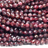 Natural Red Garnet Gemstone Grade AA Micro Faceted Round 6MM 7-8MM Loose Beads (P101)