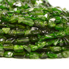 Natural Diopside Gemstone Stick Pebble Chip 4-6MM Loose Beads (D715)