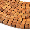 Natural Green Sandalwwod Gemstone Square Cube 8X7MM Loose Beads 16 inch Full Strand (80019017-D523)