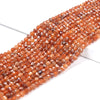 4MM Natural Hessonite Garnet Gemstone Micro Faceted Round Loose Beads 15.5 inch Full Strand (80017908-P83)