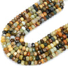 12X7MM Natural Afghanistan Jade Gemstone Grade AAA Faceted Rondelle Loose Beads (D347)