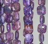 10X10mm Purple Lepidolite Gemstone Grade AA Square Loose Beads 15.5 inch Full Strand (90188400-668)