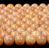 Natural Orange Yellow Feldspar Sunstone Gemstone Grade AA Round 5MM 6MM 7MM 8MM Loose Beads (D306)