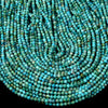 Natural Green Blue Turquoise Gemstone Grade AA Micro Faceted Round 2MM 3MM Loose Beads (P69)