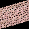 Natural Argentina Rhodochrosite Gemstone Grade A Flat Round Button 14MM 18MM 25MM Loose Beads (D352)