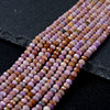 4X3MM Natural Phosphosiderite Gemstone Grade A Micro Faceted Rondelle Loose Beads (P36)